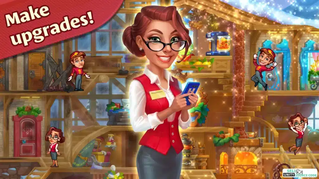Grand Hotel Mania: Hotel games SellUnitySourceCode screenshot 2