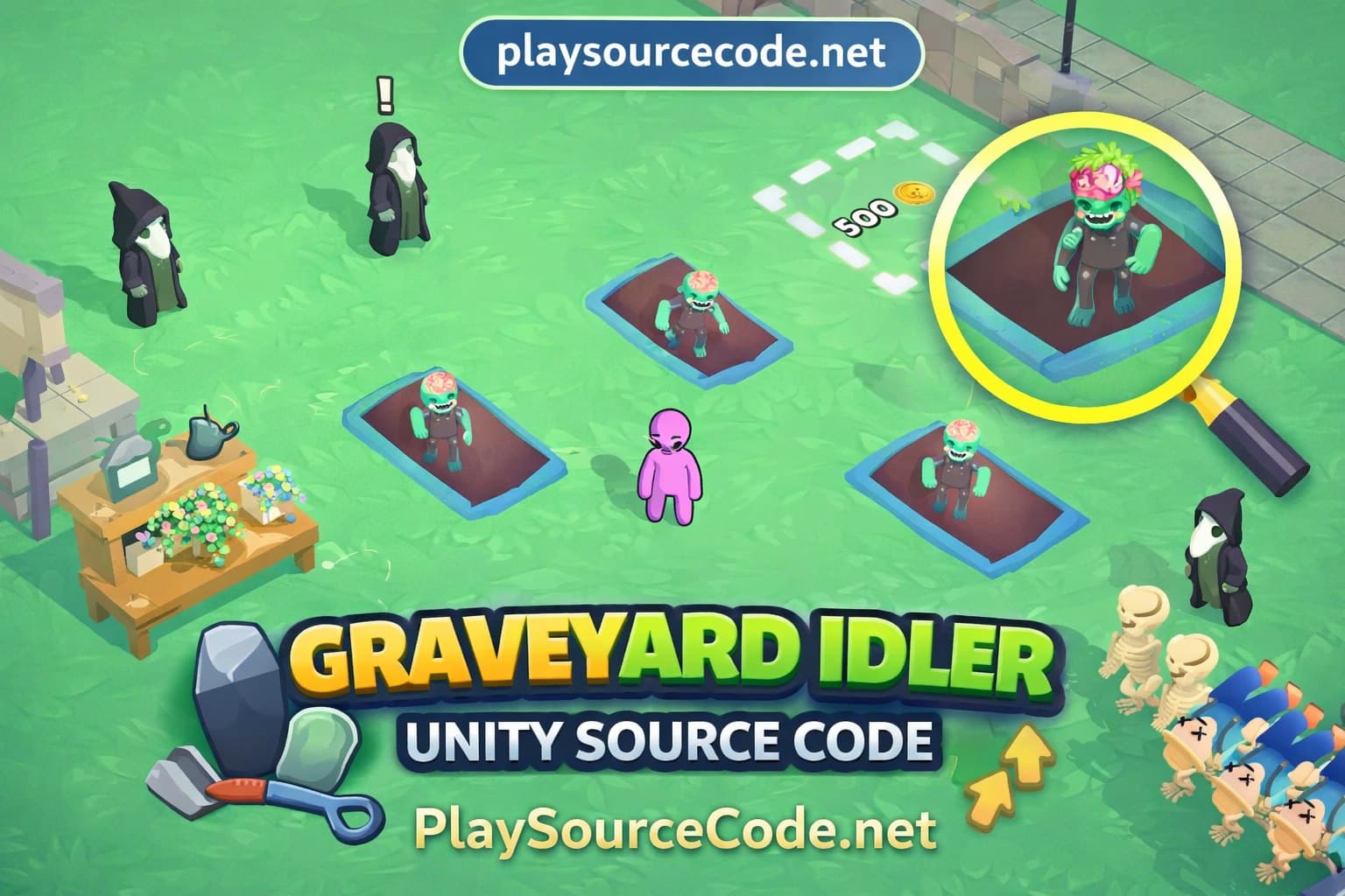 Graveyard Idle Unity Code Playsourcecode