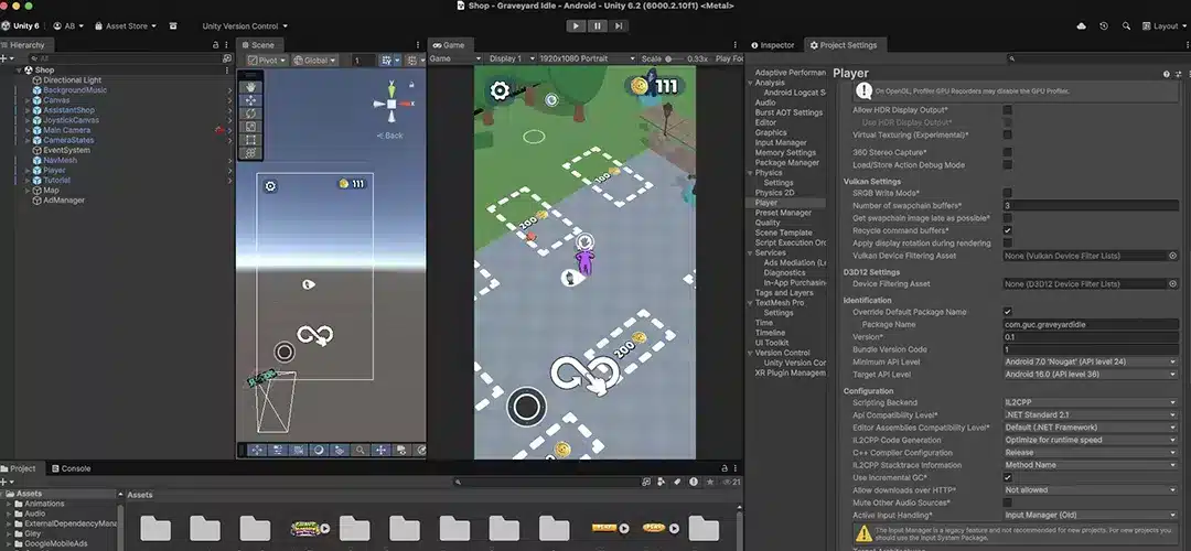 Graveyard Idle Unity Code Playsourcecode screenshot 2