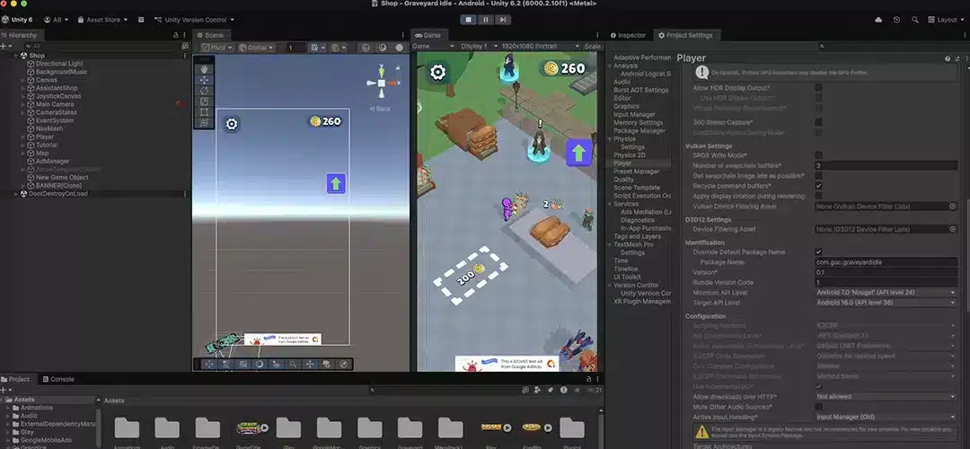 Graveyard Idle Unity Code Playsourcecode screenshot 3