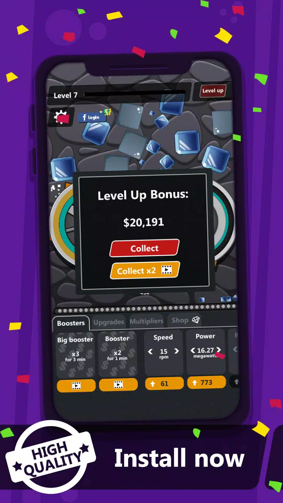 Grind my Gears - Idle Fun  Unity Code screenshot 3