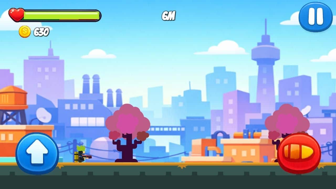 GunJet Runner: 2D Arcade Unity Source Code – Ready to Publish (Ads & Shop) screenshot 3