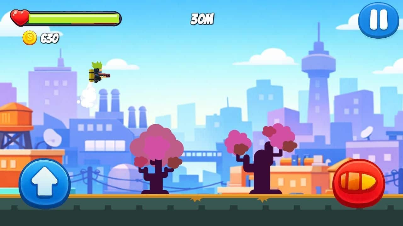 GunJet Runner: 2D Arcade Unity Source Code – Ready to Publish (Ads & Shop) screenshot 5
