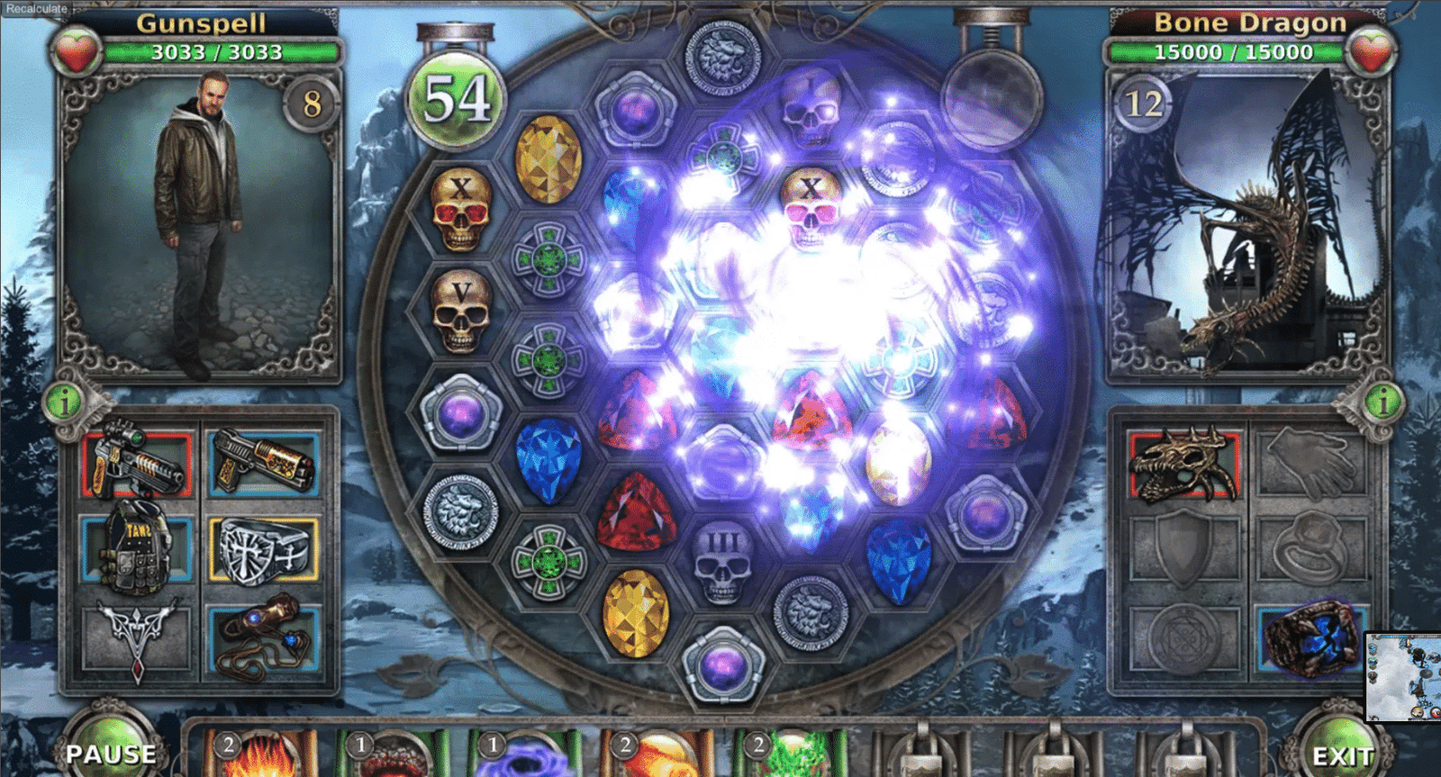 Gunspell: Match-3 RPG Puzzle Adventure Unity Source Code (Guns & Magic) screenshot 3