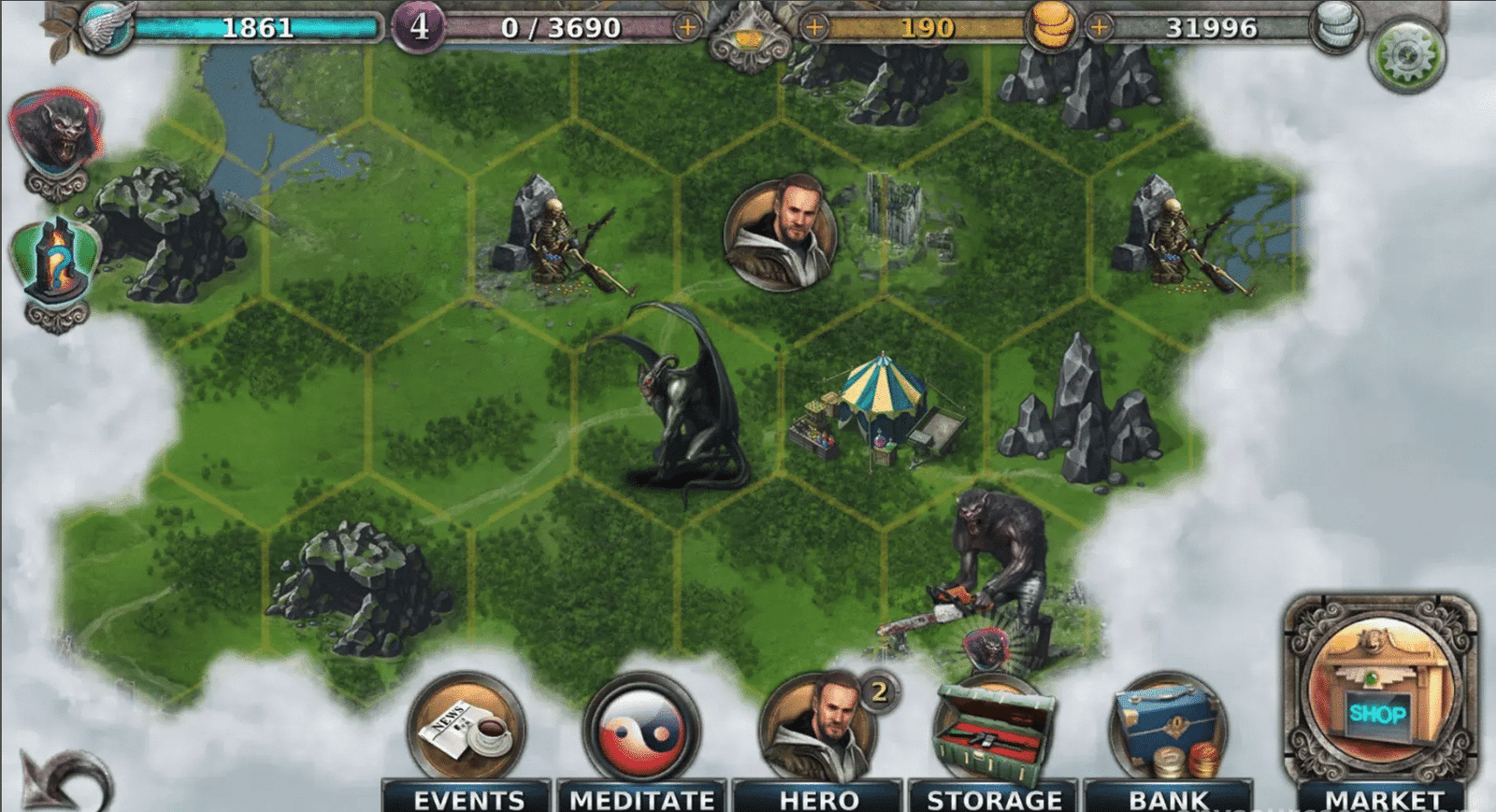 Gunspell: Match-3 RPG Puzzle Adventure Unity Source Code (Guns & Magic) screenshot 4