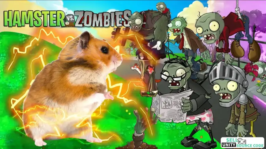 Hamster vs Zombie SellUnitySourceCode