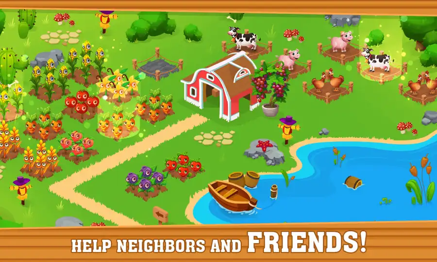 Happy Farm Day : Farm Empire SellUnitySourceCode   screenshot 4