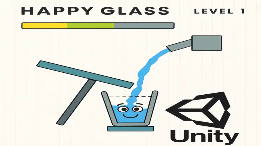 Happy Glass | Happy Cup Puzzle Game Template