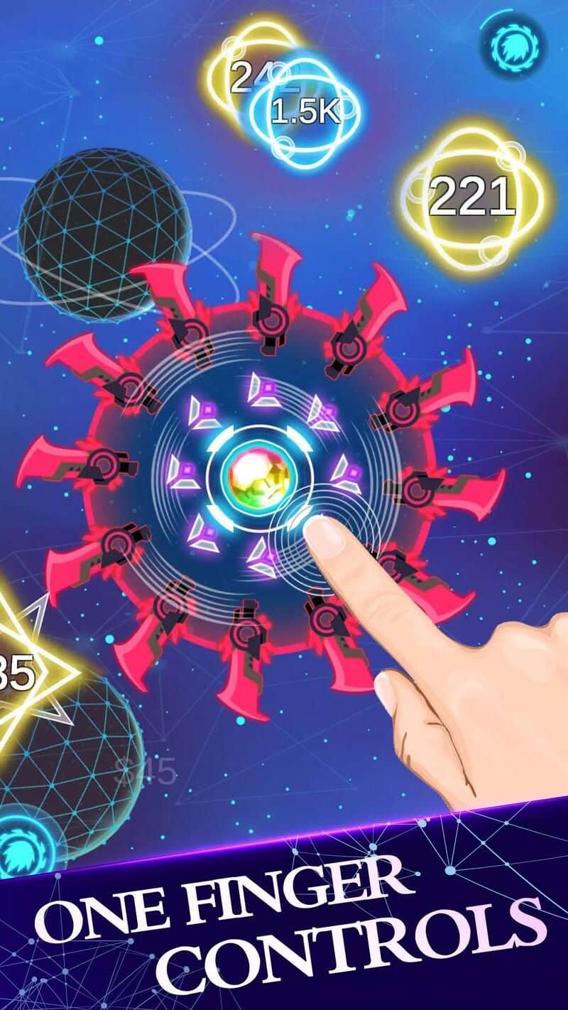 Helix Blast - Space War Defense Unity Code Version Unity 6 screenshot 4
