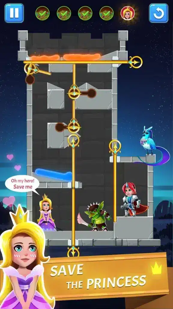 Hero Rescue - Pin Puzzle - Pul SellUnitySourceCode  screenshot 3