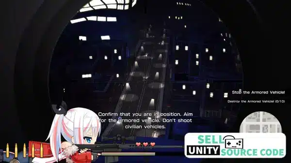 Heroine of the Sniper SellUnitySourceCode screenshot 3