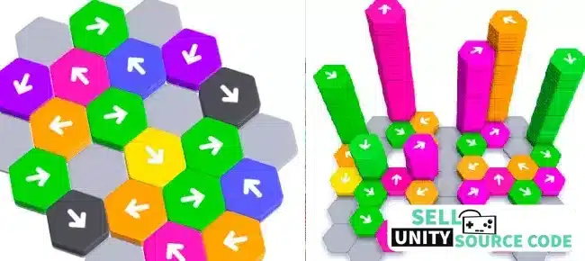 Hexa Away puzzle nimmi developer Best Unity 3d Gam SellUnitySourceCode