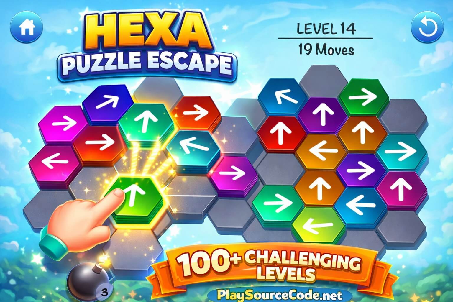 Hexa Puzzle Escape Unity Game