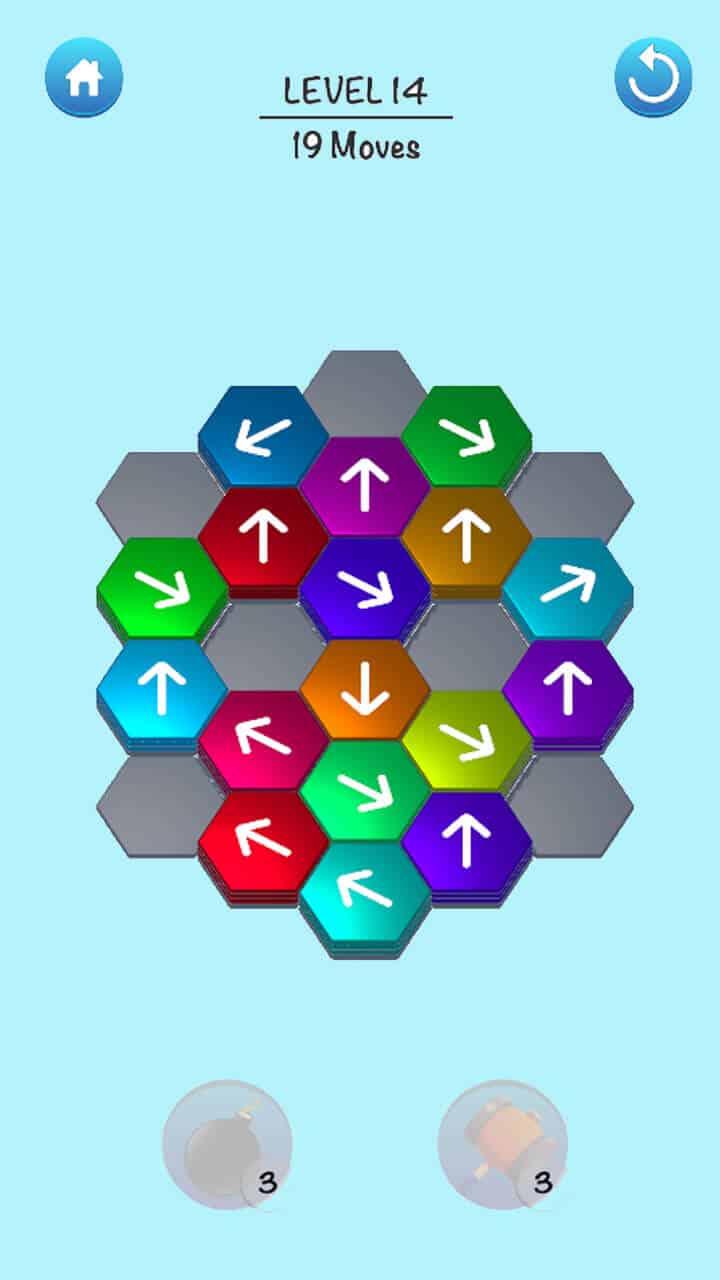 Hexa Puzzle Escape Unity Game screenshot 2