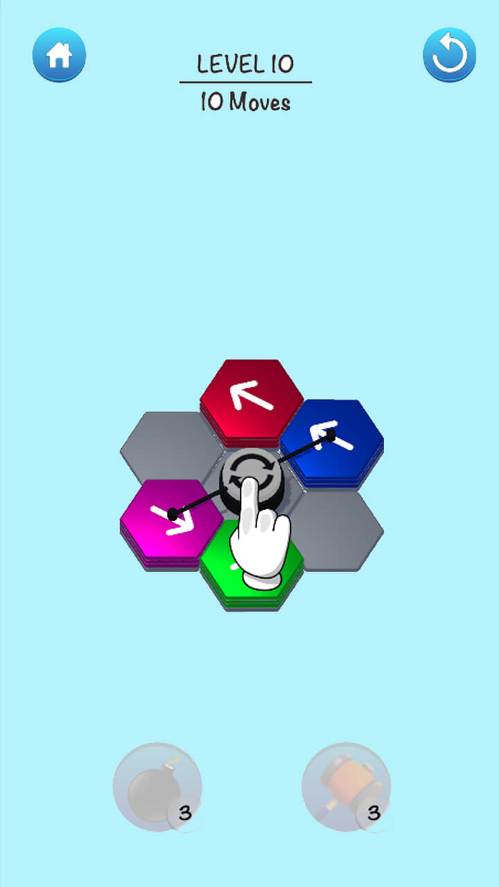 Hexa Puzzle Escape Unity Game screenshot 3