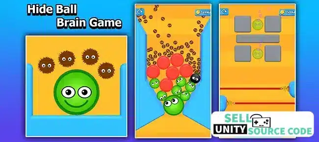 Hide Ball Brain Teaser 3D Game SellUnity Source Code screenshot 4
