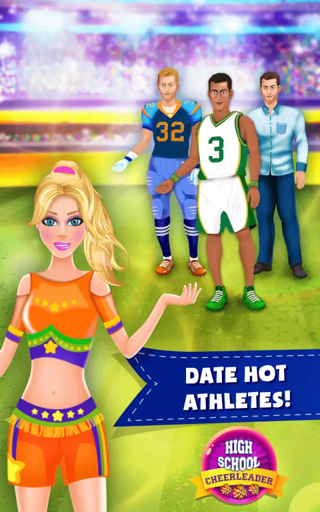 HighSchool Cheerleader Dressup SellUnitySourceCode screenshot 4