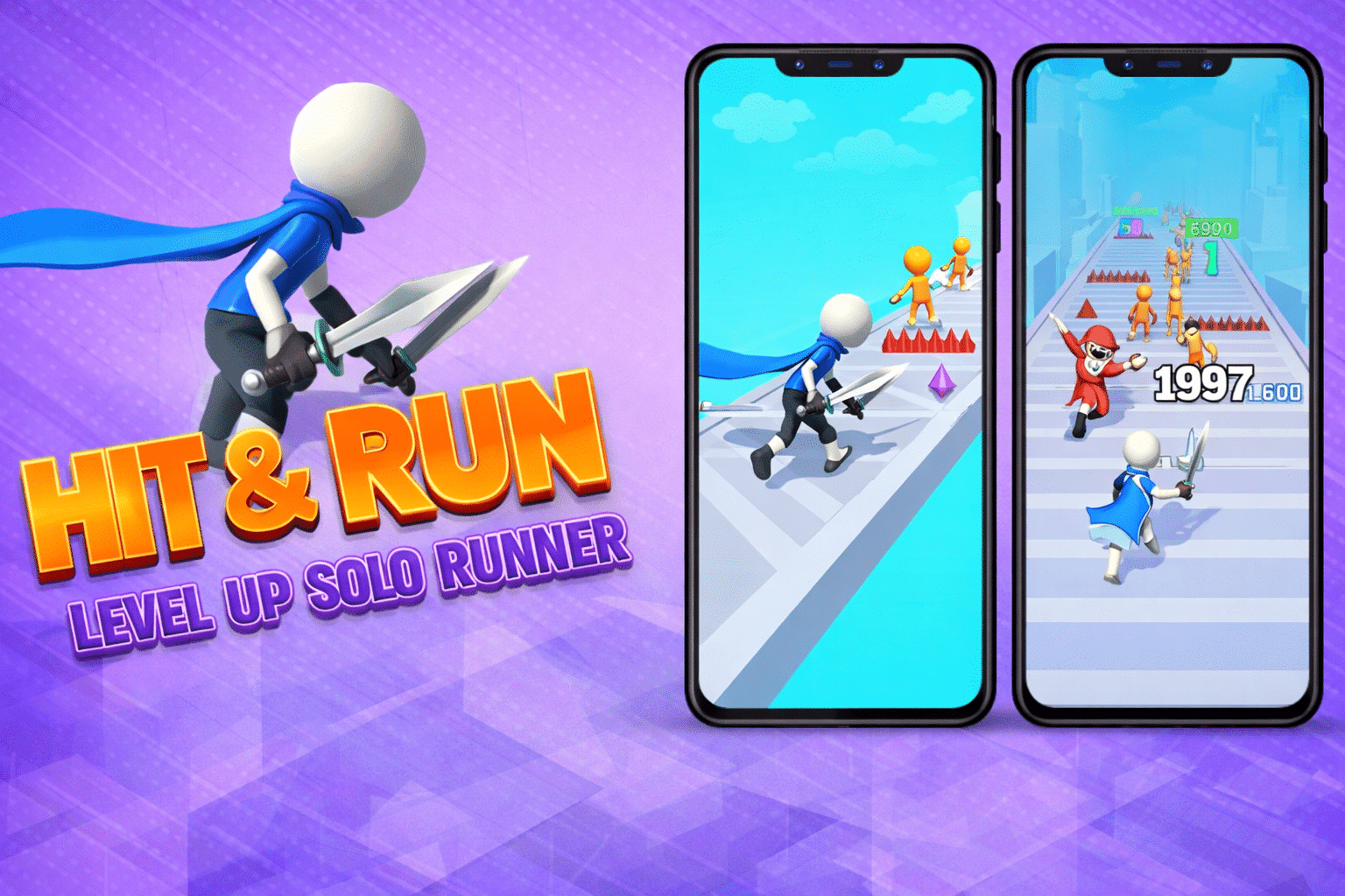 Hit & Run: Levelup Solo Runner - New Top Trending SellUnitySourceCode