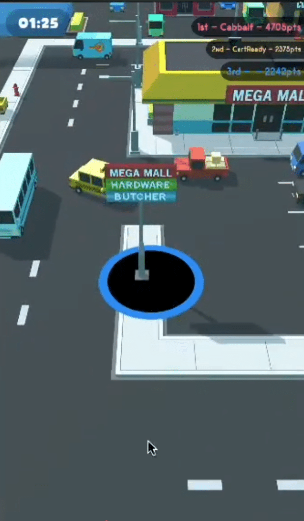 Hole.io 3D Game Buy Unity Source Code screenshot 4