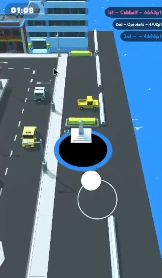 Hole.io 3D Game Buy Unity Source Code screenshot 5