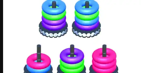 Hoop Stack 3D Puzzle SellUnitySourceCode