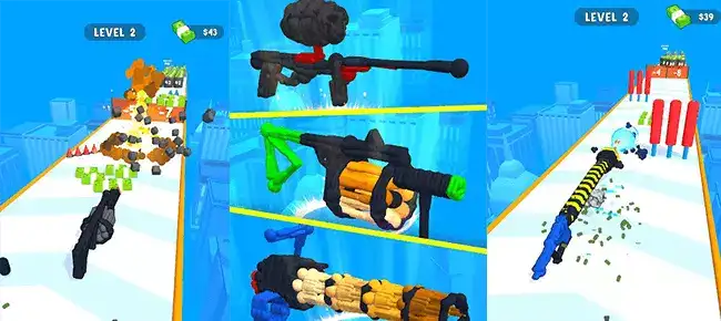 Human Stickman Gun SellUnitySourceCode