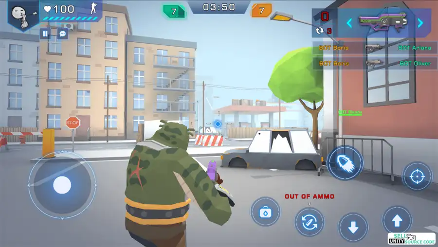 Human vs Alien – Complete Multiplayer Shooter Game SellUnitySourceCode screenshot 3