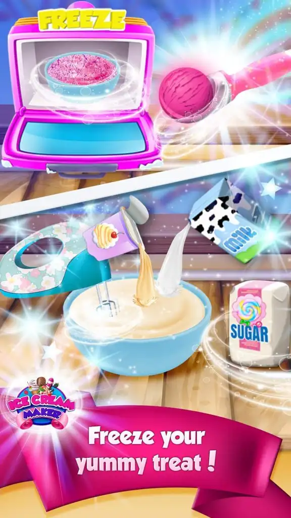 Ice Cream Making Game SellUnitySourceCode  screenshot 4