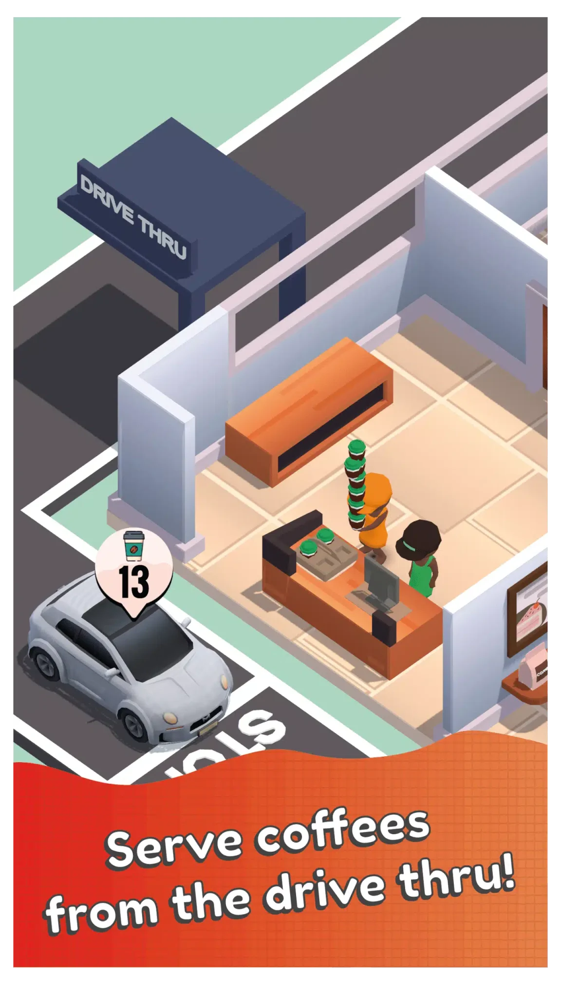 Idle Coffee Shop Tycoon Unity Source Code (Mobile Ready) screenshot 3