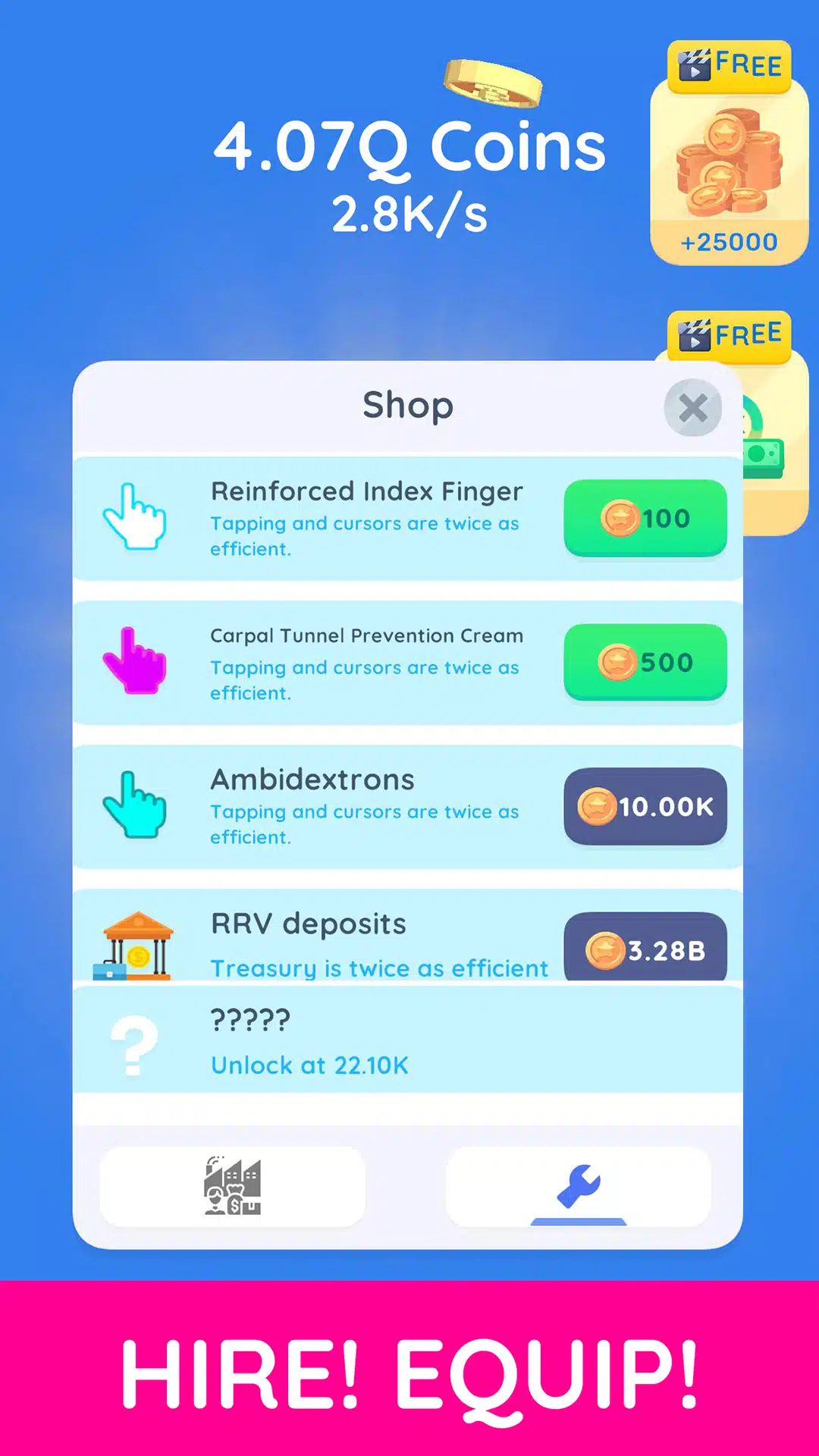 Idle Coins Clicker Unity Source code screenshot 2
