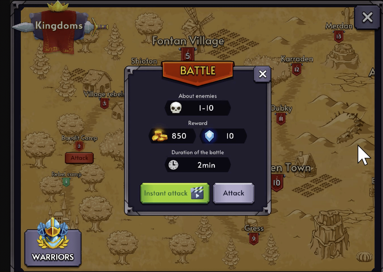 Idle Medieval Kingdom – Tycoon Unity Complete Project screenshot 3