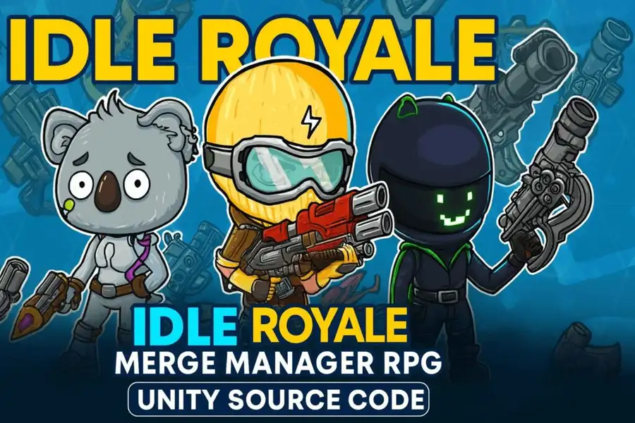 Idle Royale – Merge Manager RPG SellUnitySourceCode