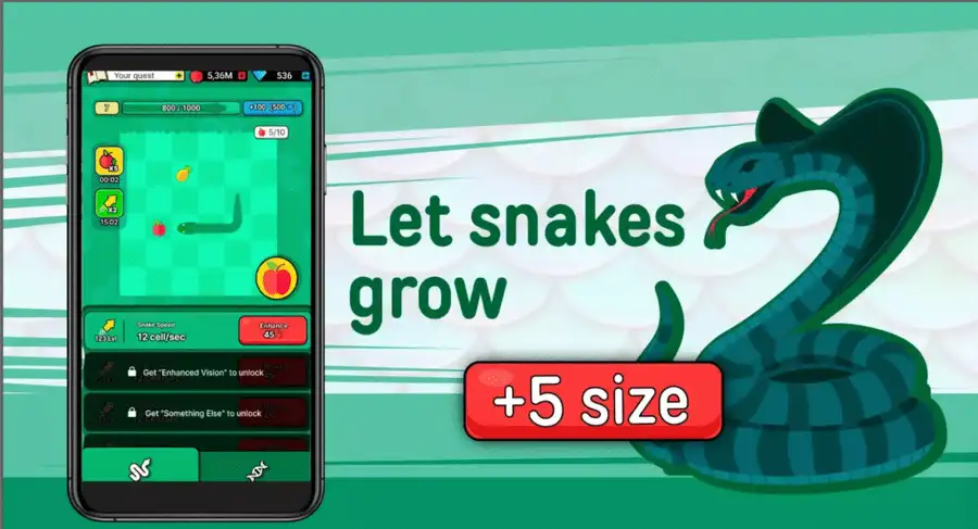 Idle Snake: Retro-style Game screenshot 5