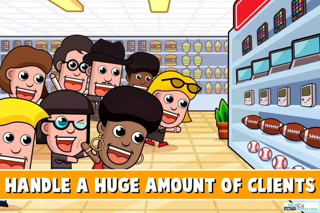 Idle Supermarket Empire Tycoon SellUnitySourceCode  screenshot 5