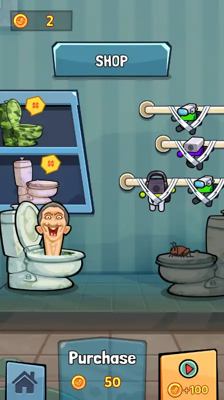 Imposter Jump: Toilet Monster – Unity Source Code | Hyper-Casual Trending Game screenshot 2