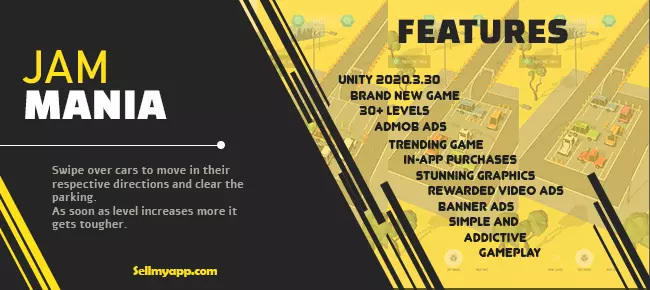 Jam Mania – Hypercasual Puzzle Game SellUnitySourceCode
