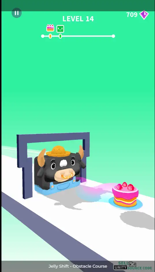 Jelly Shift - Obstacle Course SellUnitySourceCode screenshot 3