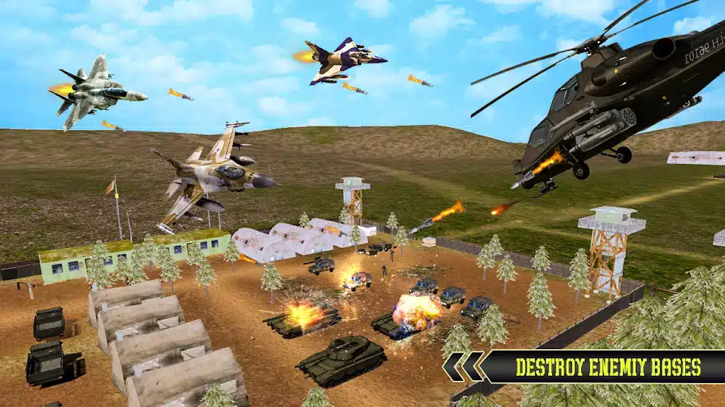 Jet Fighter 3D War – Air Force Combat Unity Template – SellUnitySourceCode.com screenshot 3