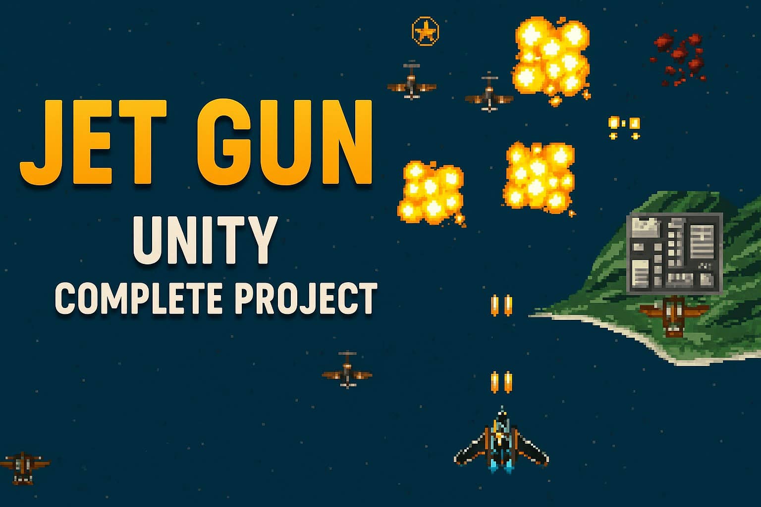 Jet Gun Complete Project Unity Sourcecode