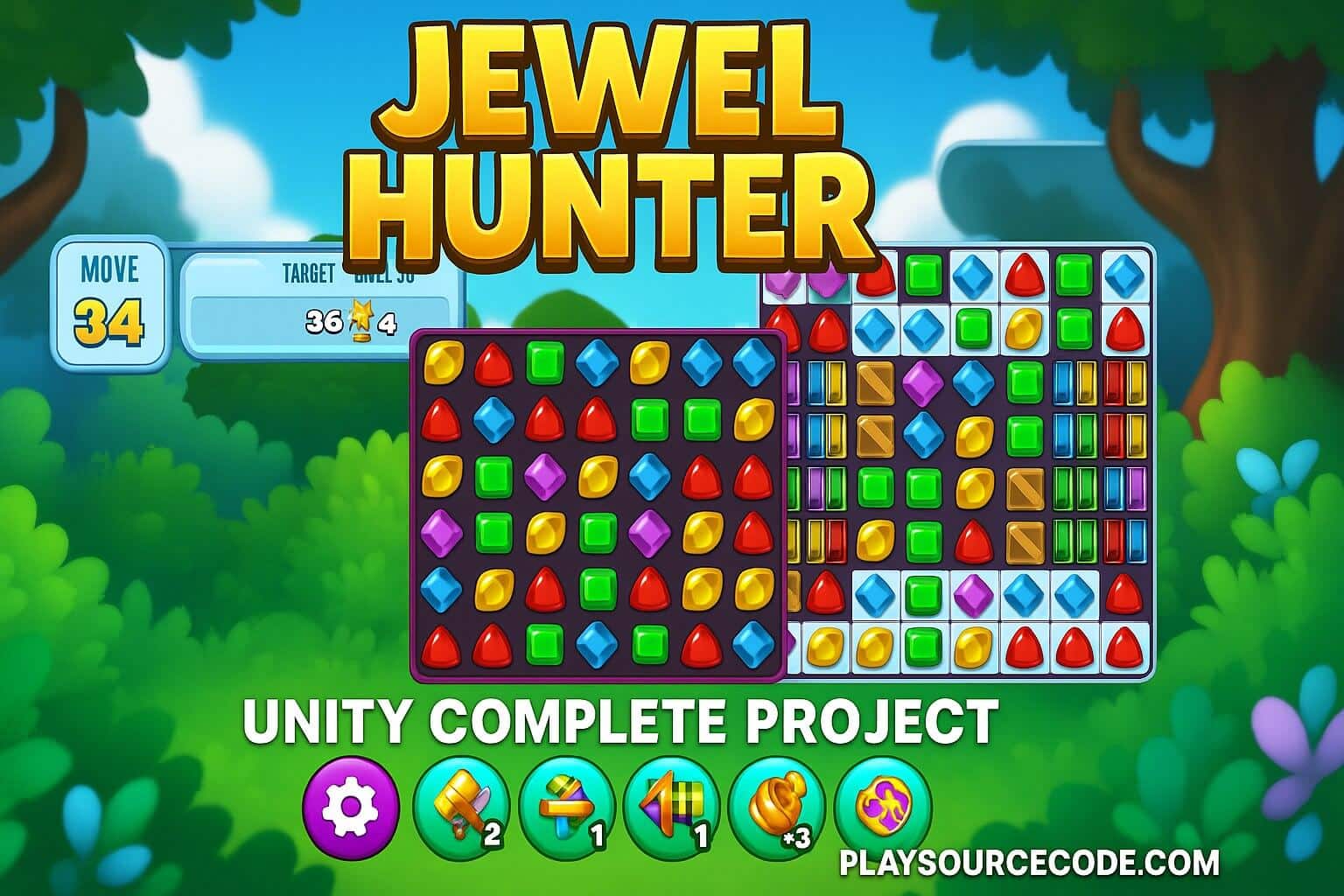 Jewel Hunter - Unity Complete Project