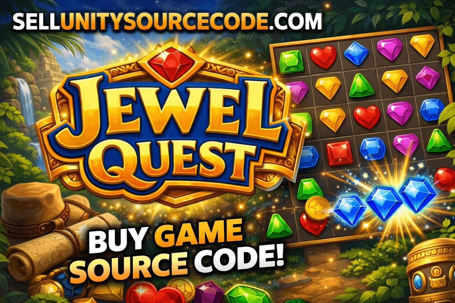 Jewel Quest: Match-3 Bejeweled Puzzle Game