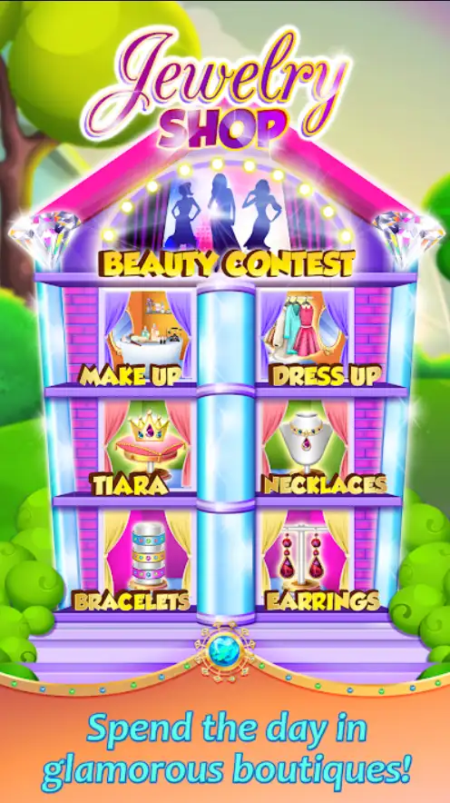 Jewelry Shop Games: Princess Design SellUnitySourceCode screenshot 5