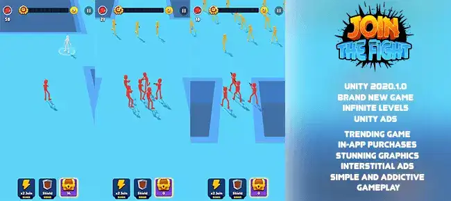 Join the Fight | Brand New Hypercasual Game | SellUnitySourceCode