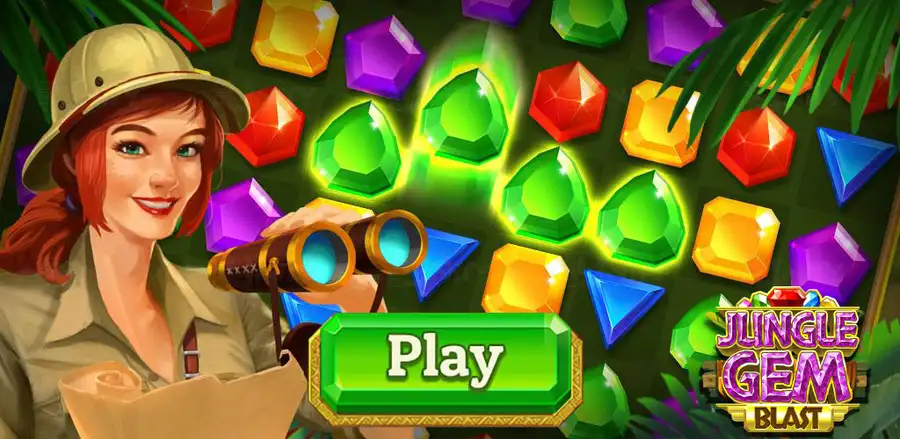 Jungle Gem BlastJungle Gem Blast SellUnitySourceCode screenshot 3