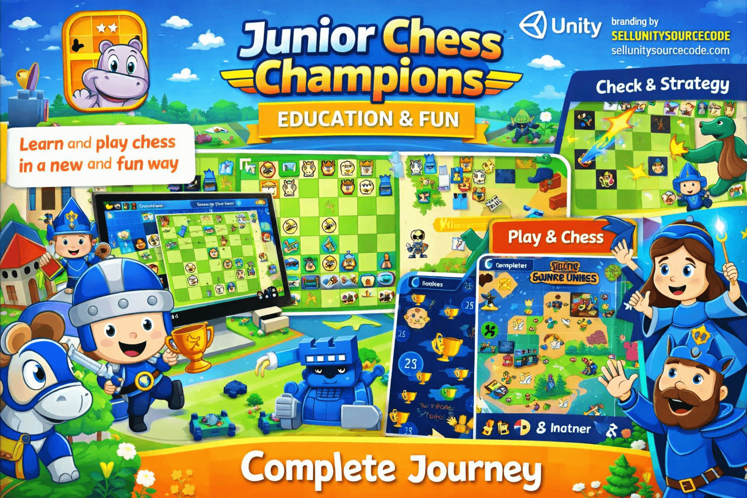 Junior Chess Champions – Kids Chess Learning Unity Game Source Code