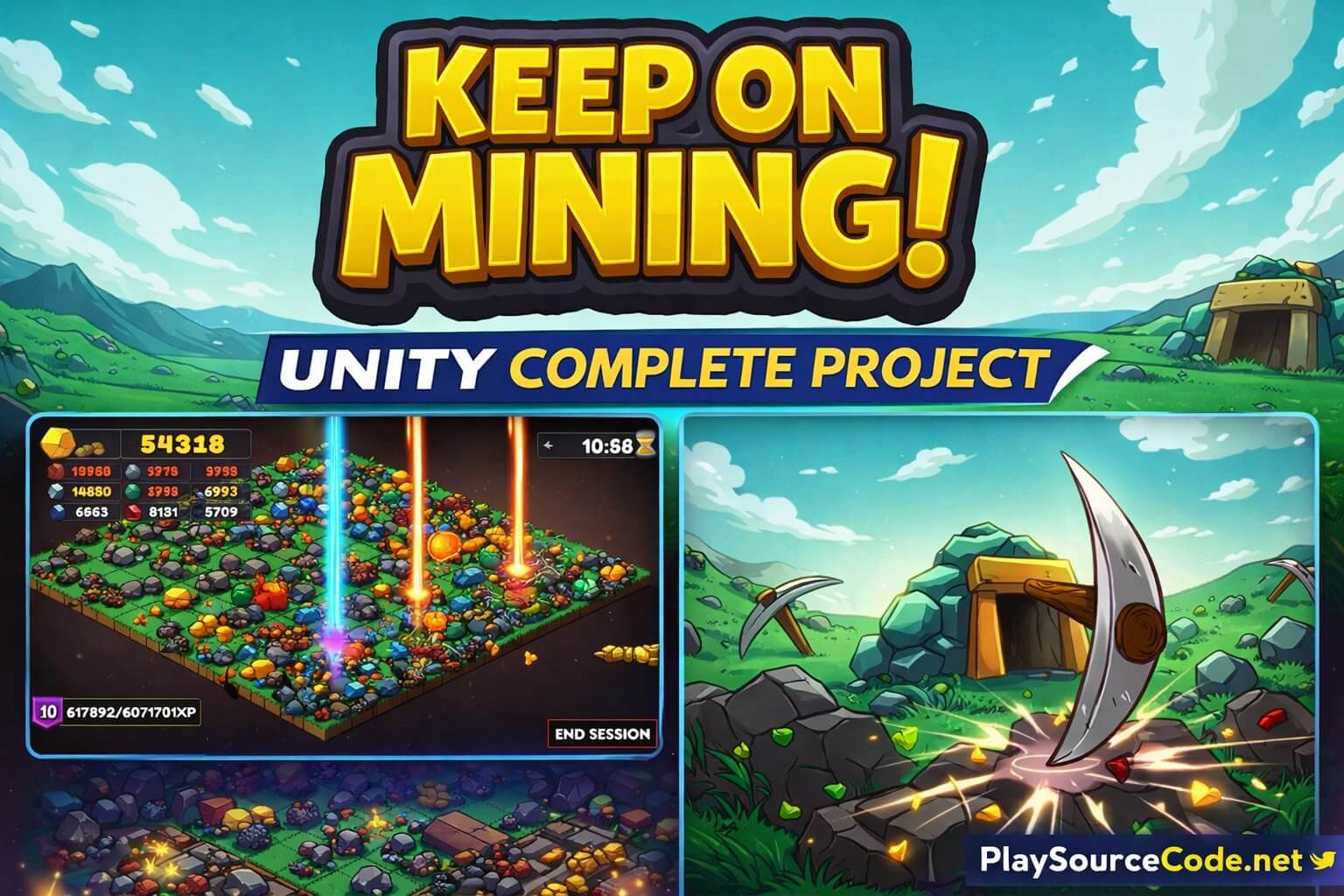 Keep on Mining Unity Game Code