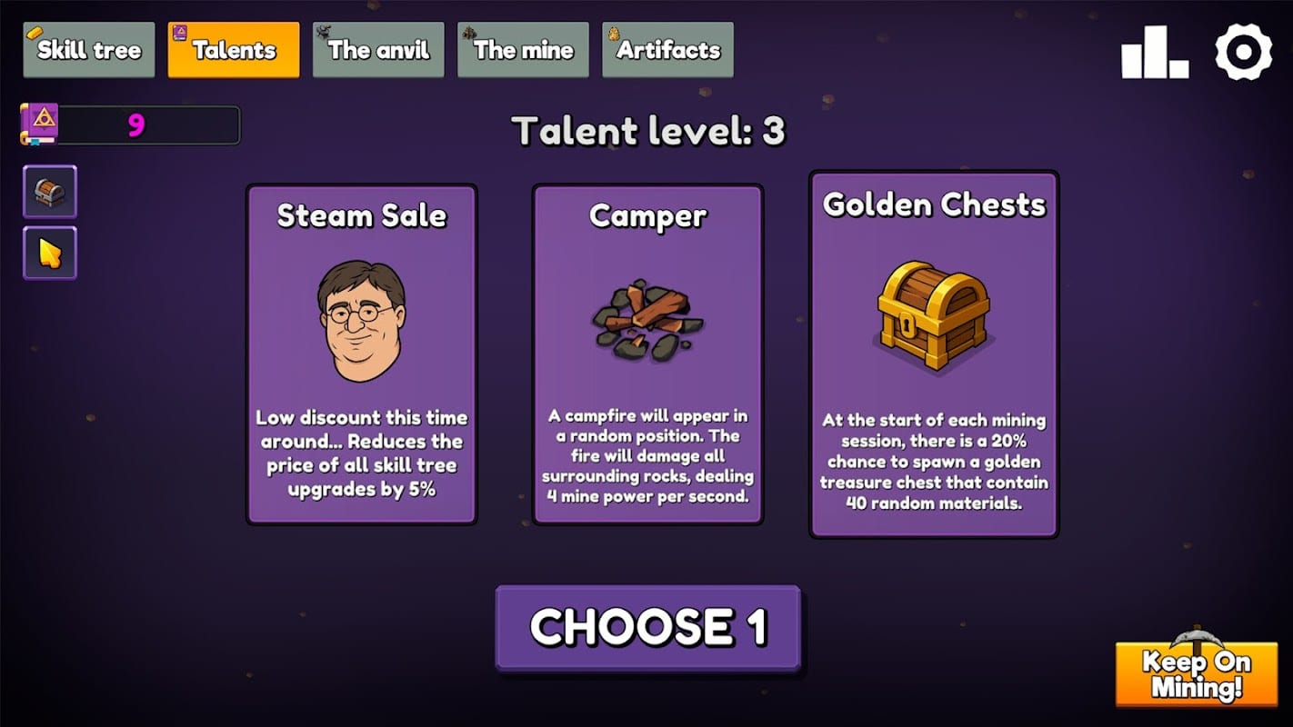 Keep on Mining Unity Game Code screenshot 2