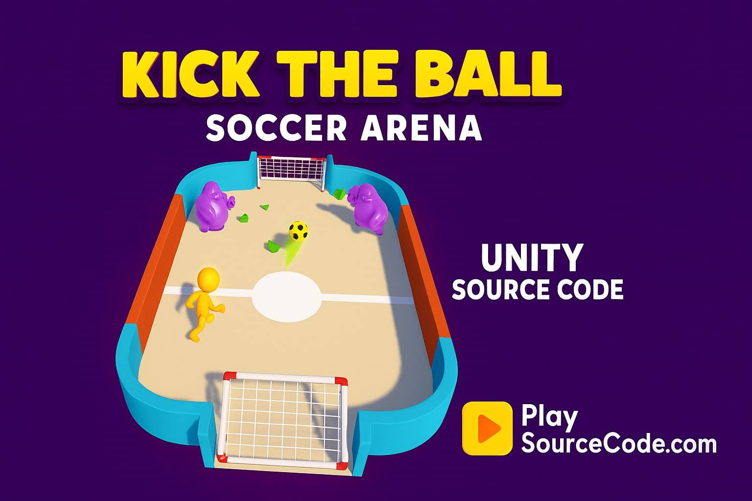 Kick The Ball Soccer Arena Unity Sourcecode