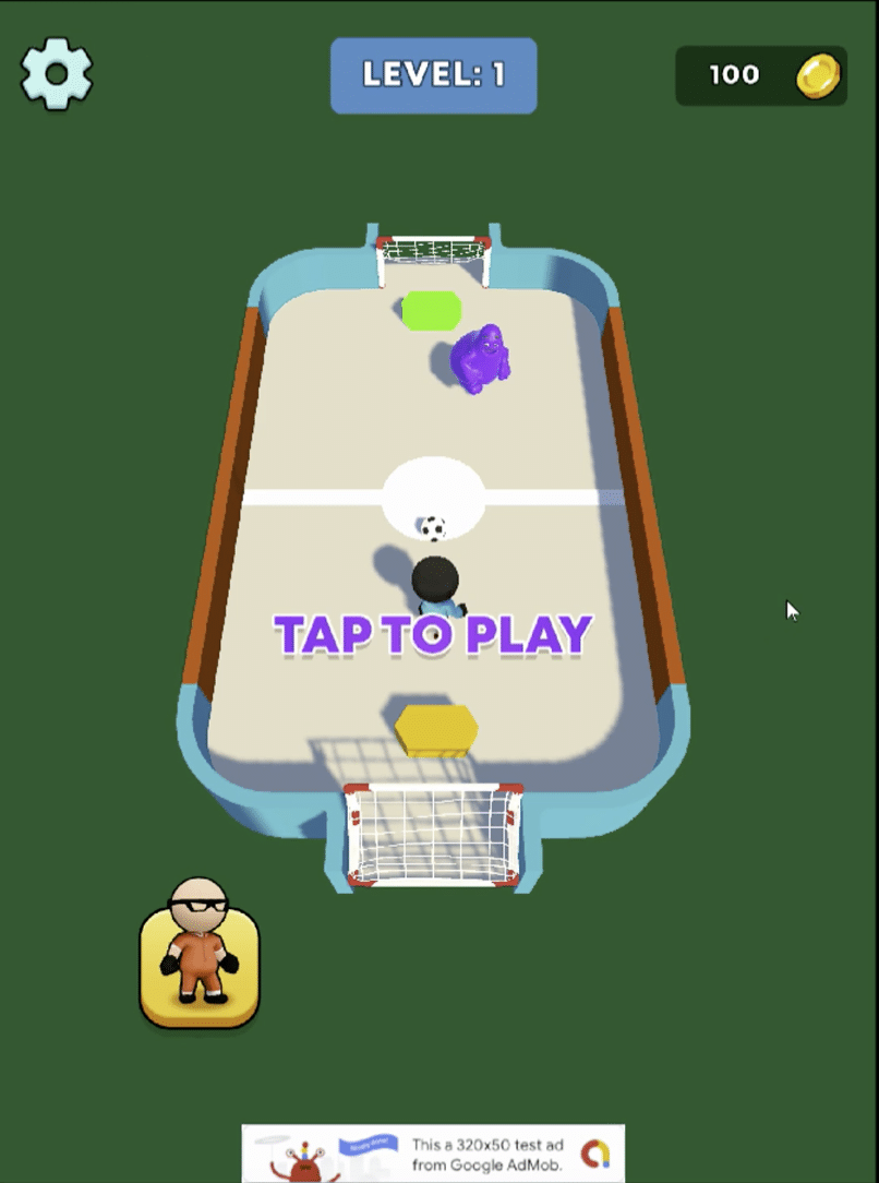 Kick The Ball Soccer Arena Unity Sourcecode screenshot 2