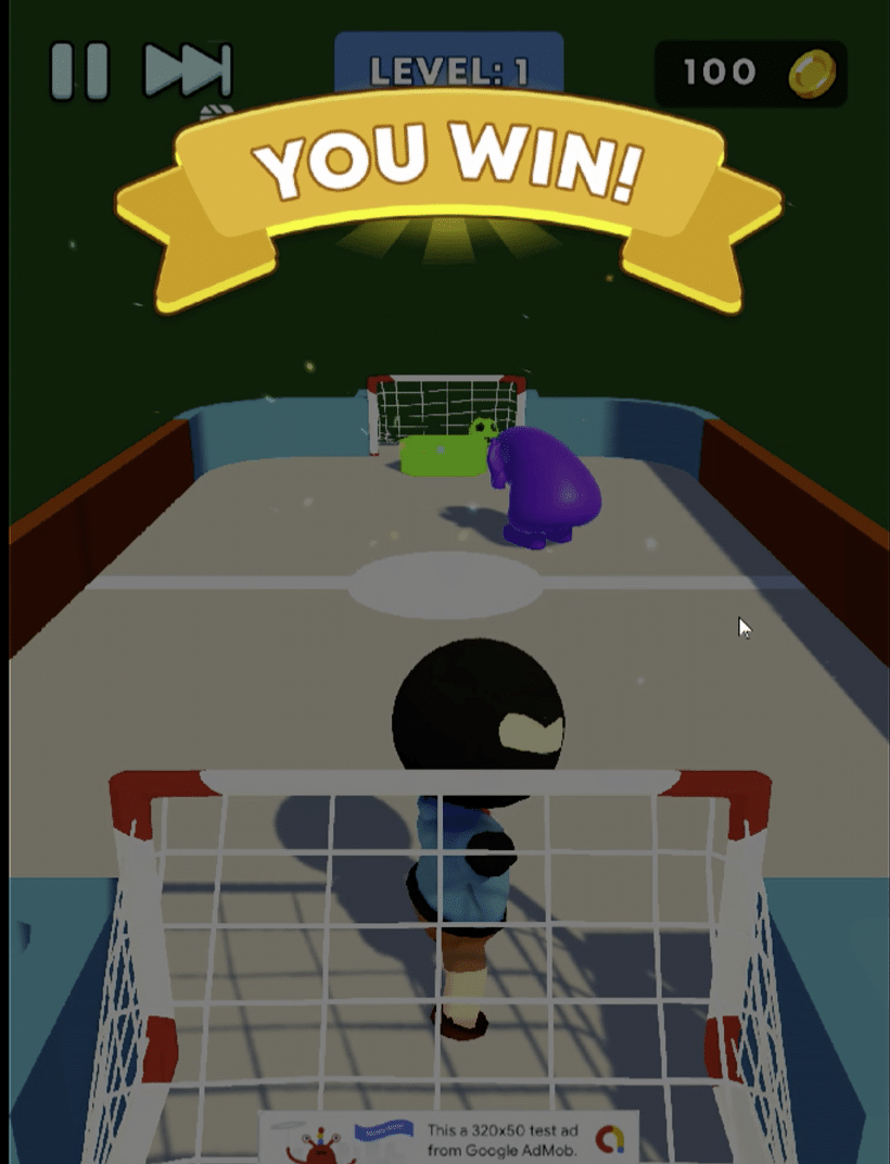 Kick The Ball Soccer Arena Unity Sourcecode screenshot 4